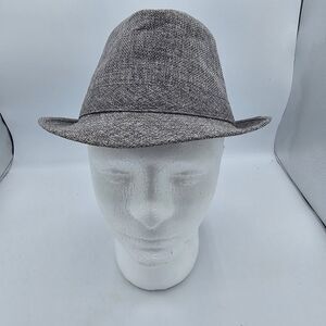 Mens Hat By Simplicity, Grey, New, One Size Fits Most, Men Or Womens Fedora